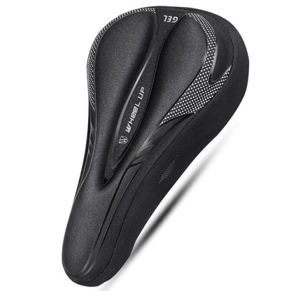 Wheel Up Bicycle Silicone Cushion Cover Mountain Bike Thickening GEL Saddle Cover Riding Equipment, LF32005G-S