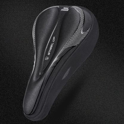 Wheel Up Bicycle Silicone Cushion Cover Mountain Bike Thickening GEL Saddle Cover Riding Equipment, LF32005G-S