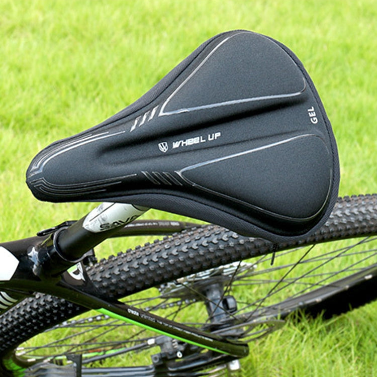Wheel Up Bicycle Silicone Cushion Cover Mountain Bike Thickening GEL Saddle Cover Riding Equipment, LF32005G-S