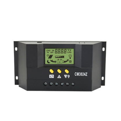 CM3024Z 12V24V 30A Solar Controller LCD Display Solar Charge Controller, CM3024Z 30A