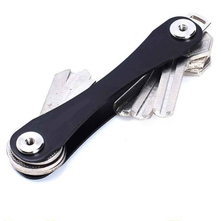 Large Aluminum Alloy Key Holder Metal Key Storage Device Outdoor Tool Random Colour Delivery, 3 PCS (Random Colour Delivery)