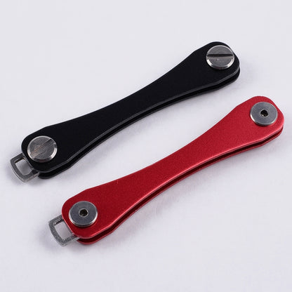Large Aluminum Alloy Key Holder Metal Key Storage Device Outdoor Tool Random Colour Delivery, 3 PCS (Random Colour Delivery)