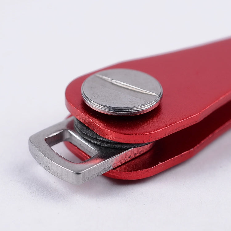 Large Aluminum Alloy Key Holder Metal Key Storage Device Outdoor Tool Random Colour Delivery, 3 PCS (Random Colour Delivery)