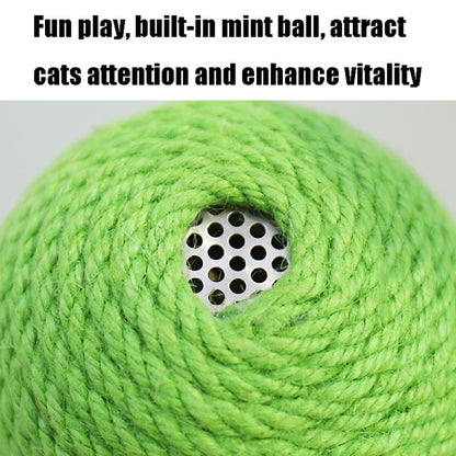 Sisal Cat Catching Ball Tumbler With Catnip Toy, Tumbler Ball
