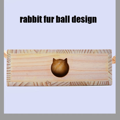 Hamster And Cat Toys Solid Wood Cat Supplies, Cloud Hairy Mouse