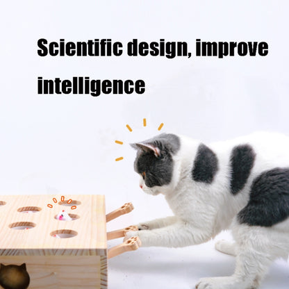Hamster And Cat Toys Solid Wood Cat Supplies, Cloud Hairy Mouse