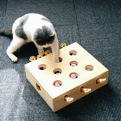 Hamster And Cat Toys Solid Wood Cat Supplies, Cloud Hairy Mouse