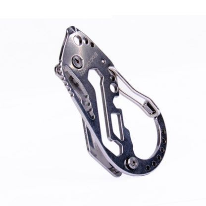 Outdoor Multi-Function Key Clip Stainless Steel Carabiner, Key Clip