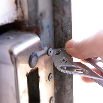 Outdoor Multi-Function Key Clip Stainless Steel Carabiner, Key Clip