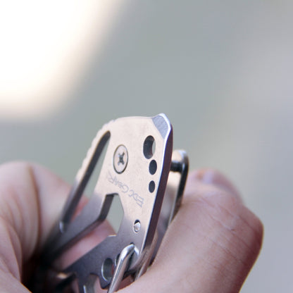 Outdoor Multi-Function Key Clip Stainless Steel Carabiner, Key Clip