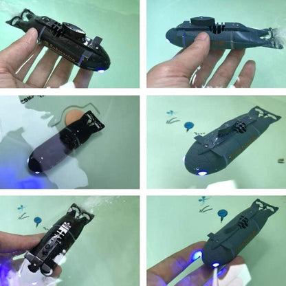 Children 2.4G Electric Six-Way Mini Submarine Model Boy Playing In Water Remote Control Boat Nuclear Submarine