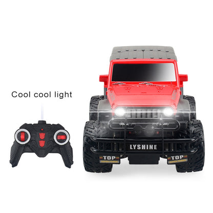 Electric Children Four-Way Remote Control Car Toy Model Toy, 1:18, Red SUV 6061