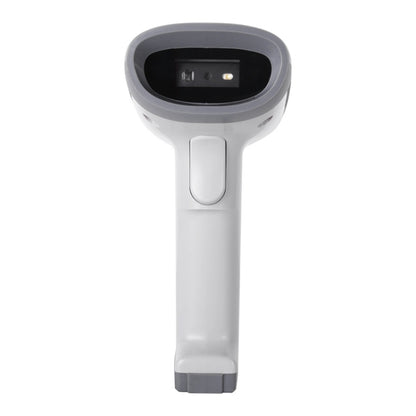 Deli 14950 One-Dimensional Two-Dimensional Scanner Supermarket Catering Scanning Gun, Wired (White), Wireless (White)