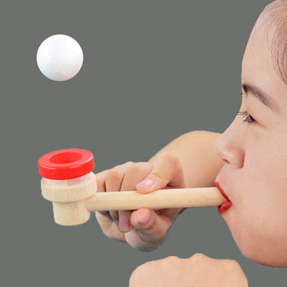 3 Sets Wooden Suspended Ball Blower Children Puzzle Parent-Child Game Toy, 3 PCS