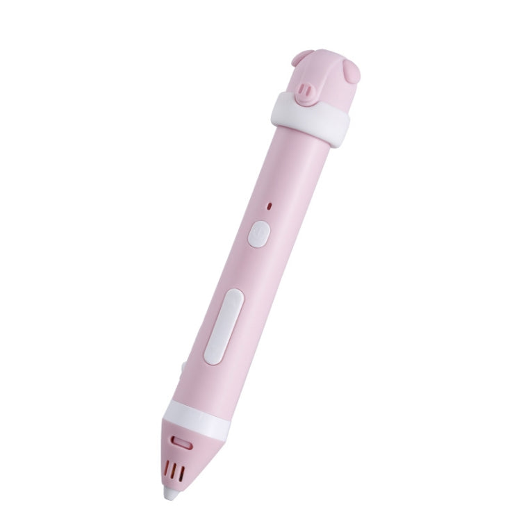 Drawing Three-Dimensional Graffiti Low Temperature 3D Printing Pen For Children, A2 Pure Deer, A2 Pink Pig, A2 Young Bear