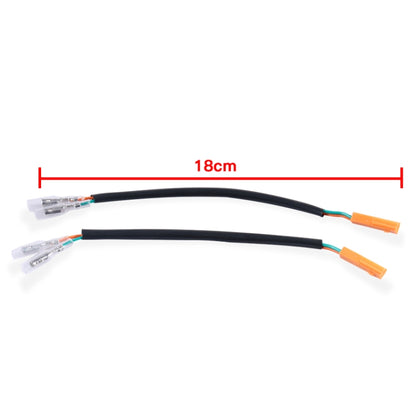 Motorcycle Retro Turn Signal Plug Adapter Cable Adaptor For Kawasaki Z800 / Z1000 / ZX-6R, DM-ZJX-7654