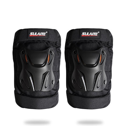 SULAITE Motorcycle Riding Equipment Protective Gear Off-Road Riding Anti-Fall Protector, Knee Pads, Elbow Pad, Knee Pads+Elbow Pad