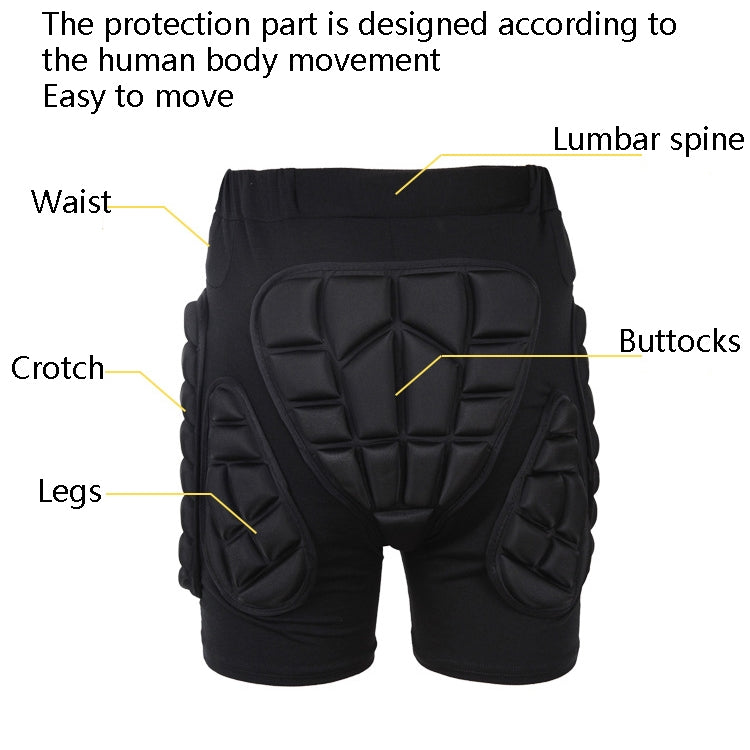 SULAITE GT-305 Roller Skating Skiing Diaper Pants Outdoor Riding Sports Diaper Pad, XS, S, M, L, XL, XXL, XXXL