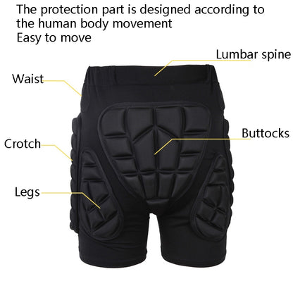 SULAITE GT-305 Roller Skating Skiing Diaper Pants Outdoor Riding Sports Diaper Pad, XS, S, M, L, XL, XXL, XXXL
