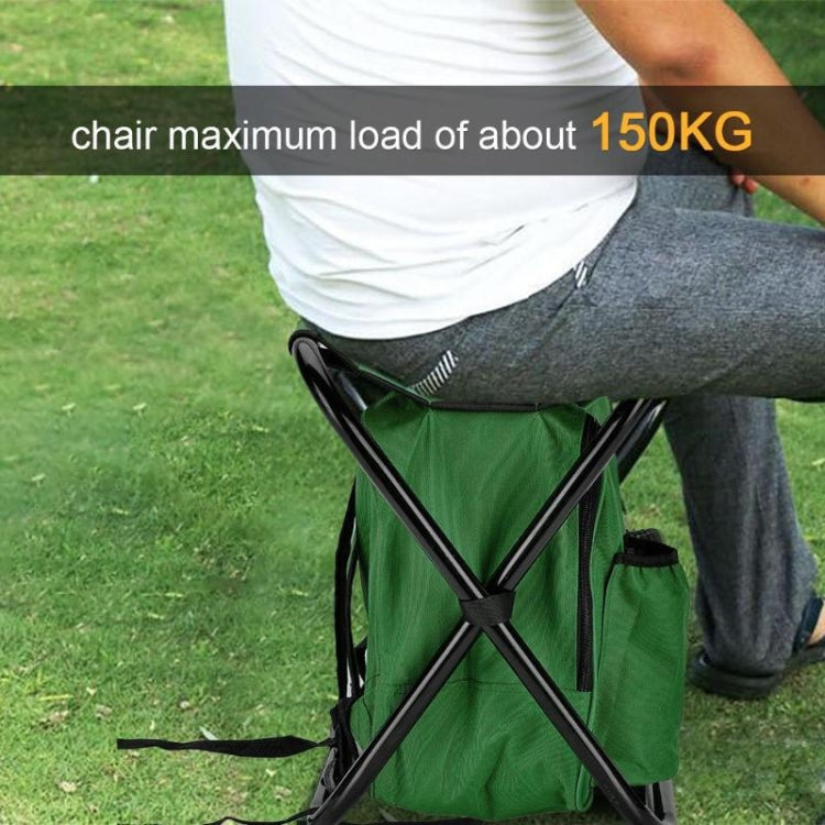 Multifunctional Folding Stool Portable Ice Pack Stool Lightweight Outdoor Stool, Outdoor Stool(Blue), Outdoor Stool(Green)