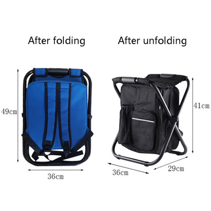 Multifunctional Folding Stool Portable Ice Pack Stool Lightweight Outdoor Stool, Outdoor Stool(Blue), Outdoor Stool(Green)