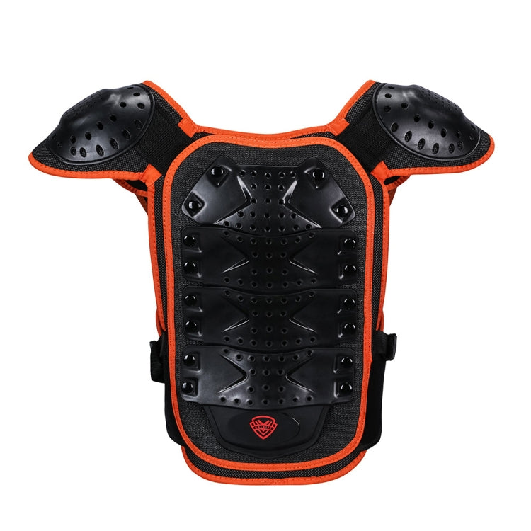 SULAITE Children Skating Back Protector Chest Protector Spine Protector Night Reflective Armor Child Riding Armor, S, M, L