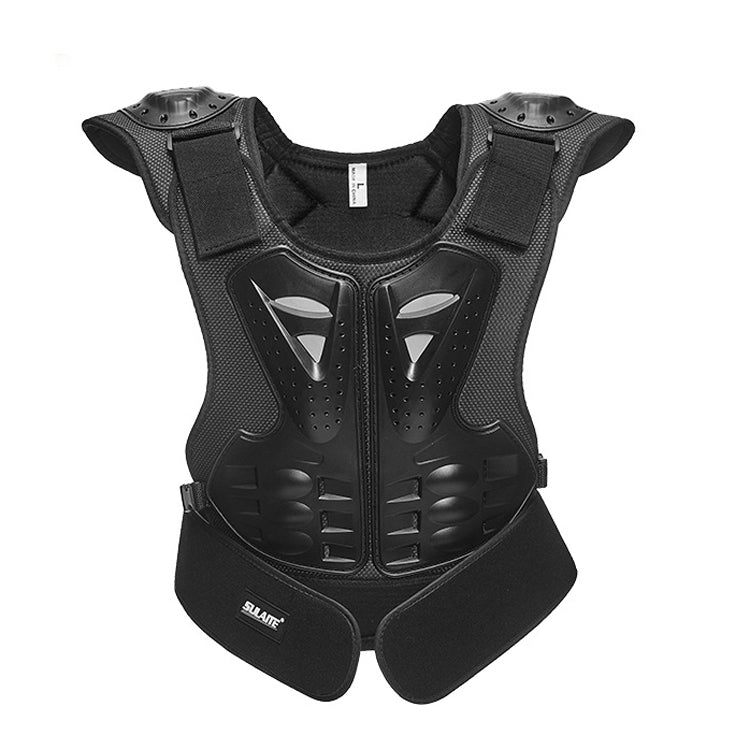 SULAITE Children Skating Back Protector Chest Protector Spine Protector Night Reflective Armor Child Riding Armor, S, M, L
