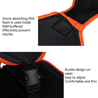 SULAITE Children Skating Back Protector Chest Protector Spine Protector Night Reflective Armor Child Riding Armor, S, M, L