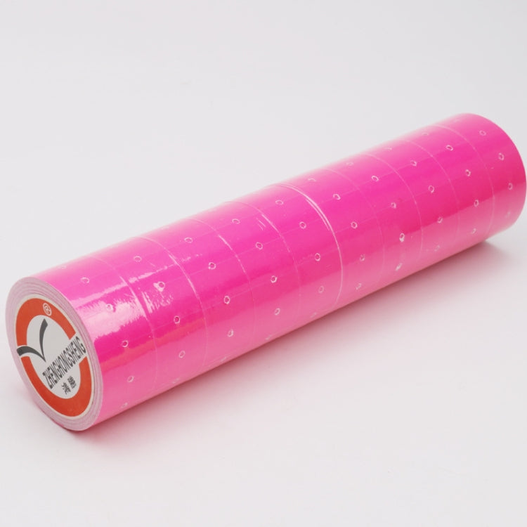 A400 3 PCS Color Coding Paper Supermarket Price Label Paper, Double Red line, Red, Yellow, Green, Pink, Pure White
