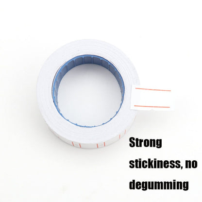 A400 3 PCS Color Coding Paper Supermarket Price Label Paper, Double Red line, Red, Yellow, Green, Pink, Pure White