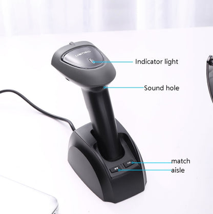 Deli 14951W Barcode Scanner One-Dimensional Code Scanner