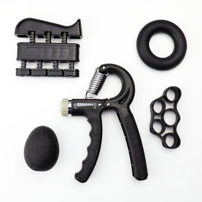 5 In 1 Counting Grip Device Fitness Adjustment Grip Device  Finger Trainer Set, 5 in 1