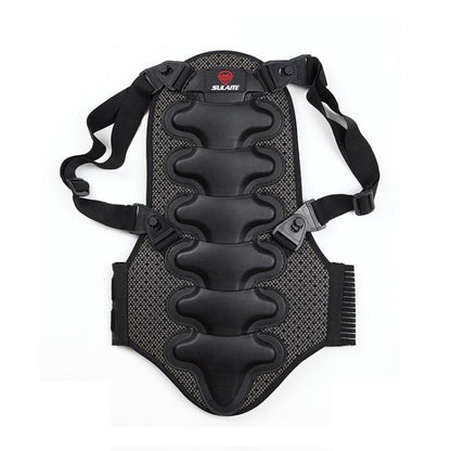 SULAITE Ski Thickening Outdoor Sports Spine Protection Detachable Fits The Human Body Thickening Protective Gear, S, M, L, XL
