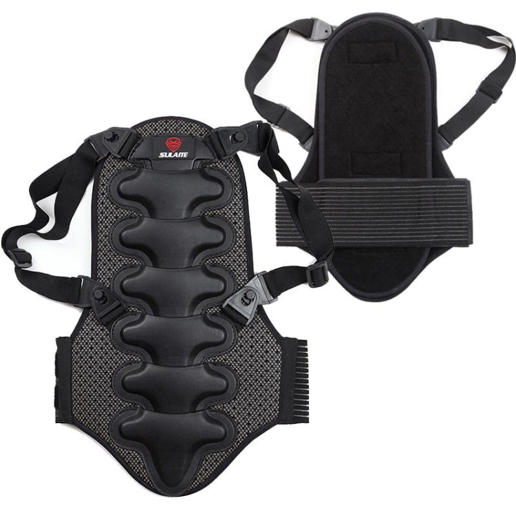SULAITE Ski Thickening Outdoor Sports Spine Protection Detachable Fits The Human Body Thickening Protective Gear, S, M, L, XL