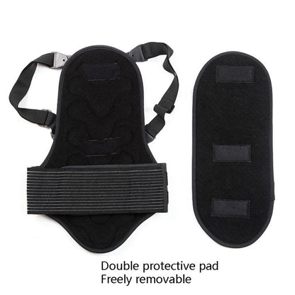 SULAITE Ski Thickening Outdoor Sports Spine Protection Detachable Fits The Human Body Thickening Protective Gear, S, M, L, XL