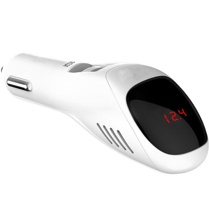 S90B Multifunctional Car Negative Ion Formaldehyde Removal Air Purifier, White, Black