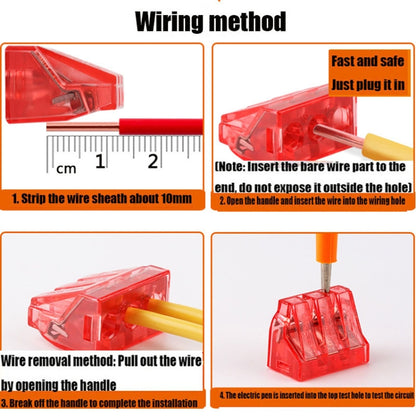 10 PCS VSELE VSE-103DTerminal Block PCT Wire Connector