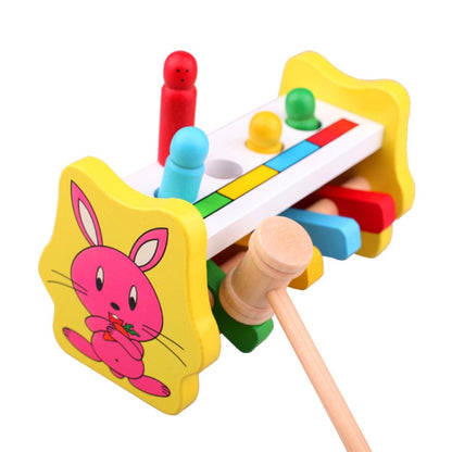 Hitting Wood Stick Game Animal Wooden Children Early Education Intelligence Toy, Hitting Wood Stick Game
