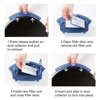 19 In 1 Sweeper Main Brush + Side Brush + Filter For Eufy RoboVac 11S RoboVac 15T