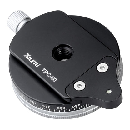 Xiletu TPC60 360 Degree Rotating Panoramic Head Tripod Holder SLR Camera Base Plate, TPC60