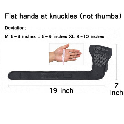 Half-Finger Sports Gloves Non-Slip Silicone Fitness Equipment Gloves Sports Compression Wristbands, S（Black）, M（Black）, L （Black）, XL （Black）