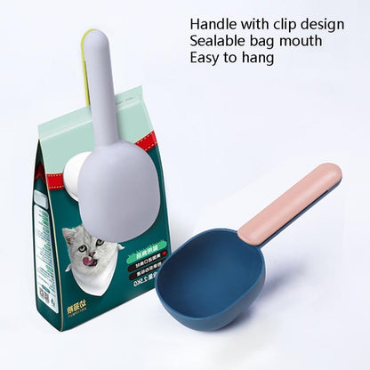Cat Food Dog Food Spoon Pet Food Spoon Dog Cat Supplies, Gray+Green, White+Blue, White+Gray, Indigo+Pink, Brown+Pink