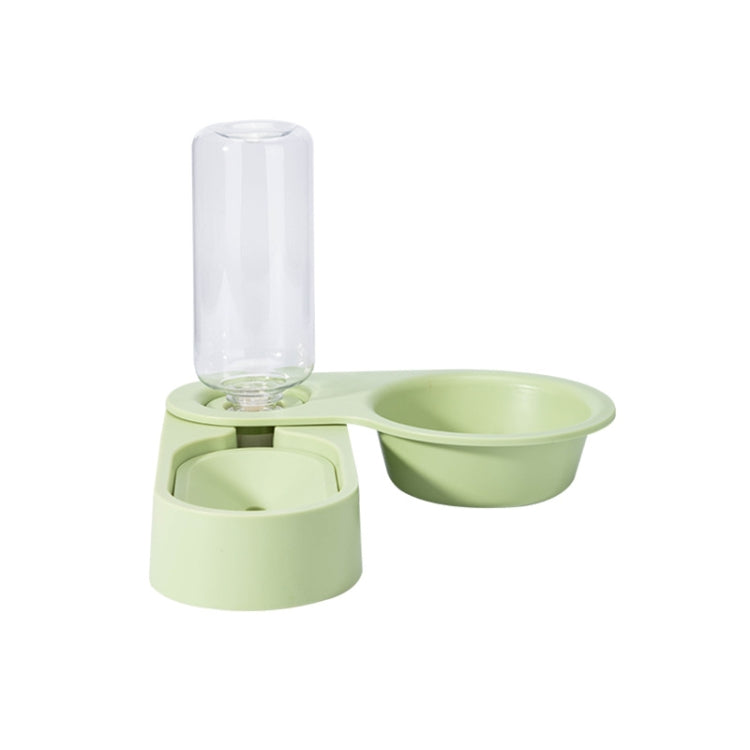 Pet Supplies Dog Cat Food Bowl Folding Rotating Double Bowl, Green Without Bowl, Purple Without Bowl, Pink Without Bowl, Gray Without Bowl, Green With Bowl, Purple With Bowl, Pink With Bowl, Gray With Bowl