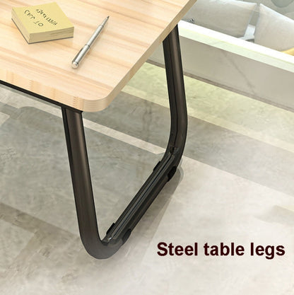Bed Four-Speed Lifting Table Folding Laptop Desk  Adjustable Dormitory Lazy Table with Cup Holder, 55x32x25cm
