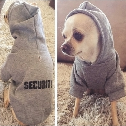 Autumn Winter Fleece Hooded Teddy Pet Dog Sweater Clothes, S, M, L