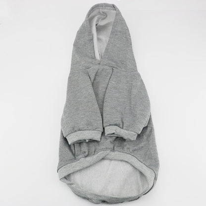 Autumn Winter Fleece Hooded Teddy Pet Dog Sweater Clothes, S, M, L