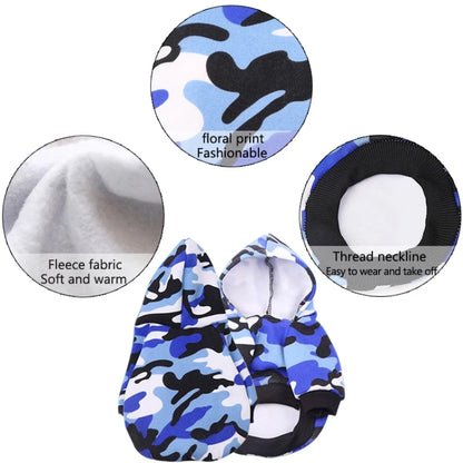 Dog Hoodies Pet Clothes For Dogs Coat Jackets Cotton Dog Clothes, S