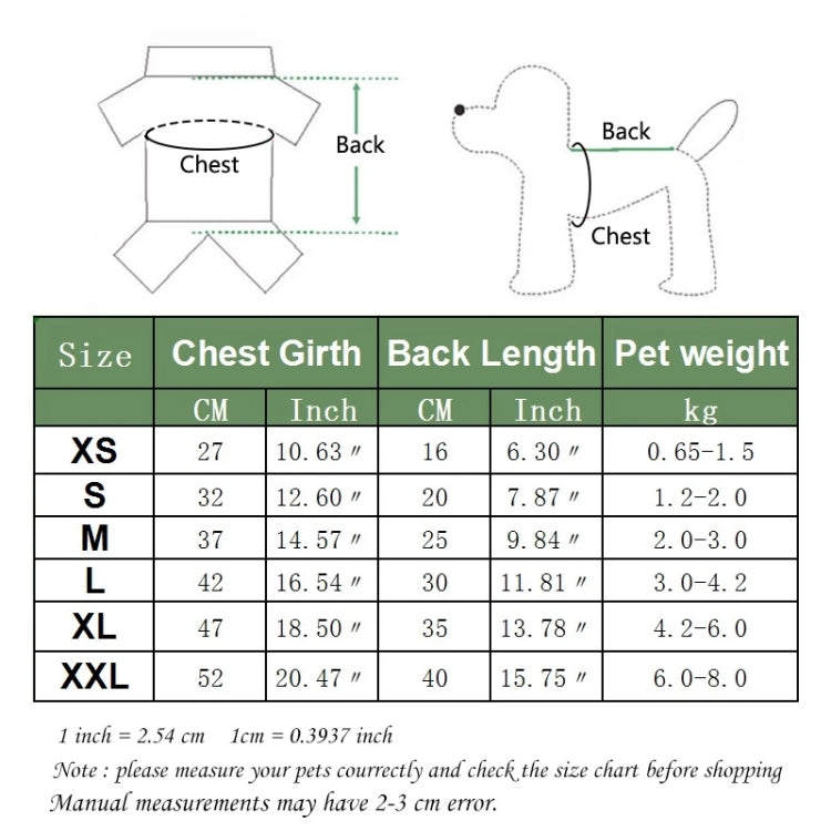 Dog Hoodies Pet Clothes For Dogs Coat Jackets Cotton Dog Clothes, S