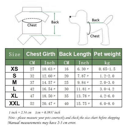 Dog Hoodies Pet Clothes For Dogs Coat Jackets Cotton Dog Clothes, S