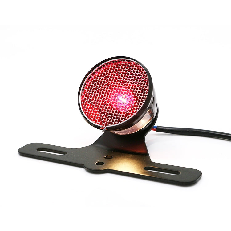 Motorcycle Retro Modified Universal Metal Brake Light LED Tail Light, Metal Brake Light LED Tail Light